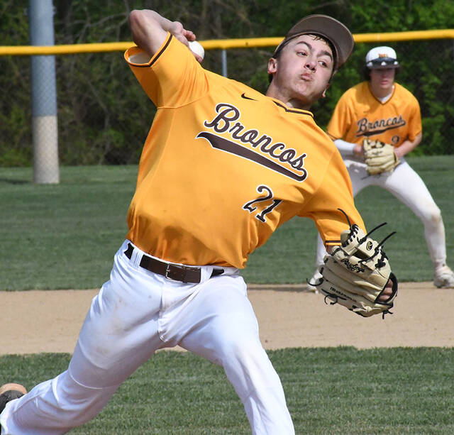 129646220_web1_Abe_Crall
Western Brown High School pitcher Abe Crall was named the Southern Buckeye Athletic and Academic Conference American Division Player of the Year.