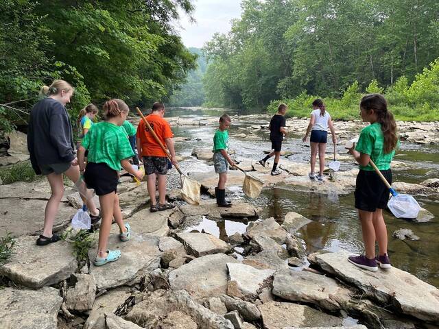 129810680_web1_IMG_9393
On the final day of the Brown County Soil and Water Conservation Districts GREEN Camp June 29, campers explored White Oak Creek on the west side of the Rumpke property in Georgetown. Photo provided