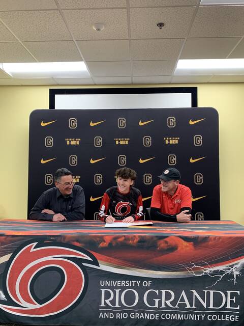 130193688_web1_IMG_7089
Georgetown High School senior Jacob Faught signed his letter of intent to continue his career as a student/athlete at the University of Rio Grande in Ohio during a signing ceremony on Nov. 28.