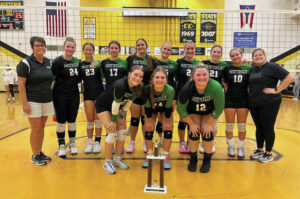 Lady Rockets are Brown County Volleyball Tournament champions